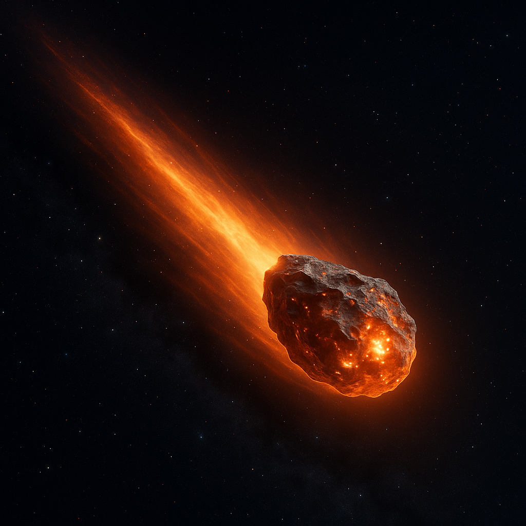 Meteorite-inspired magnet